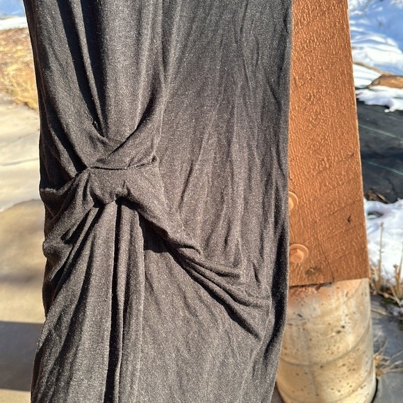 All Saints Riviera draped Dress in black small angora original - Picture 7 of 11